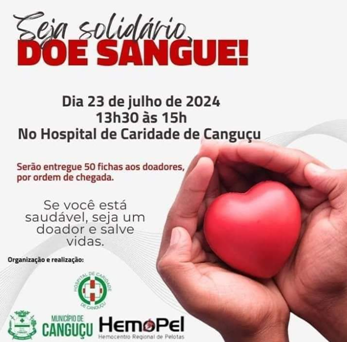 Coletas de sangue da HemoPel realizadas no HCC