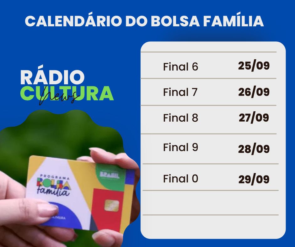 Calendário do Bolsa Família Atualizado!!