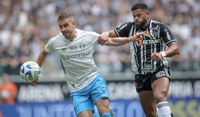 Fora de casa, Grêmio é goleado por 3 a 0 pelo Atlético-MG