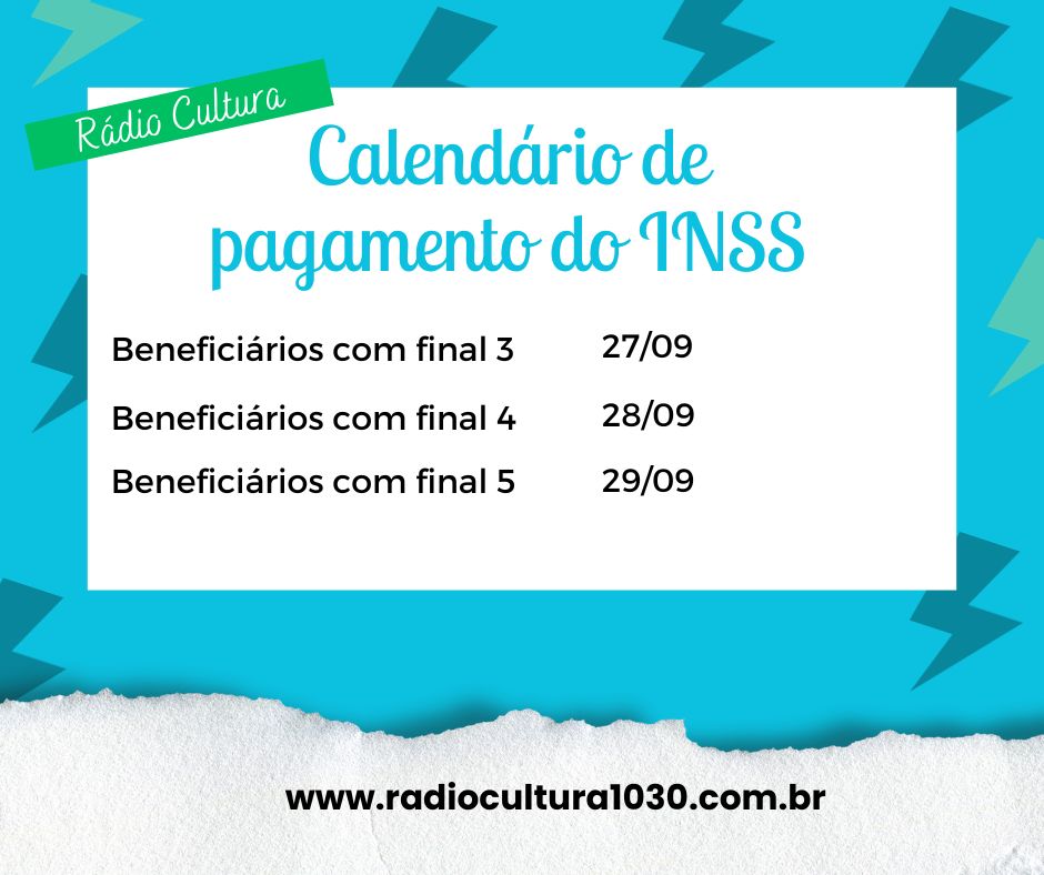 Calendário do INSS Atualizado!!