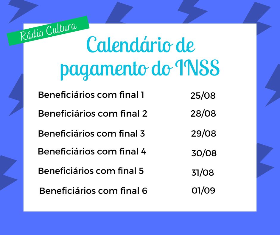 Calendário do INSS Atualizado!!