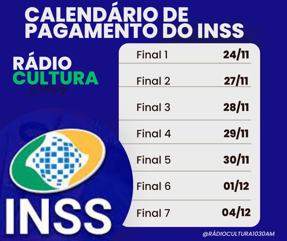 Calendário do INSS Atualizado!!