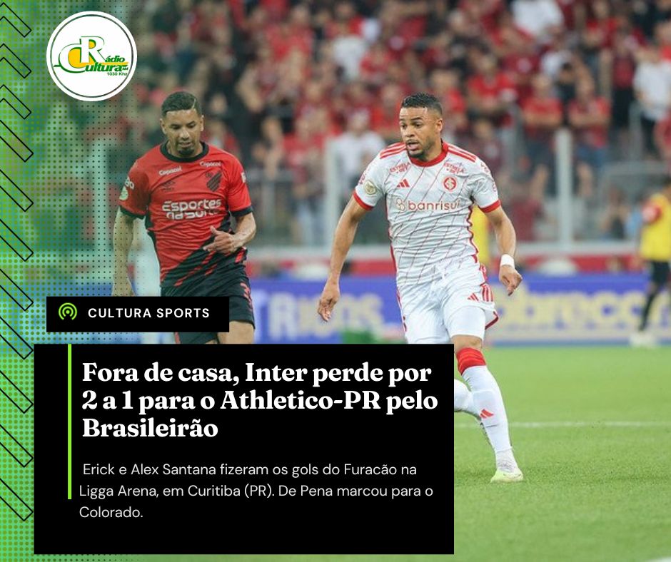 Inter perde para o Athletico-PR fora de casa por 2 a 1!!