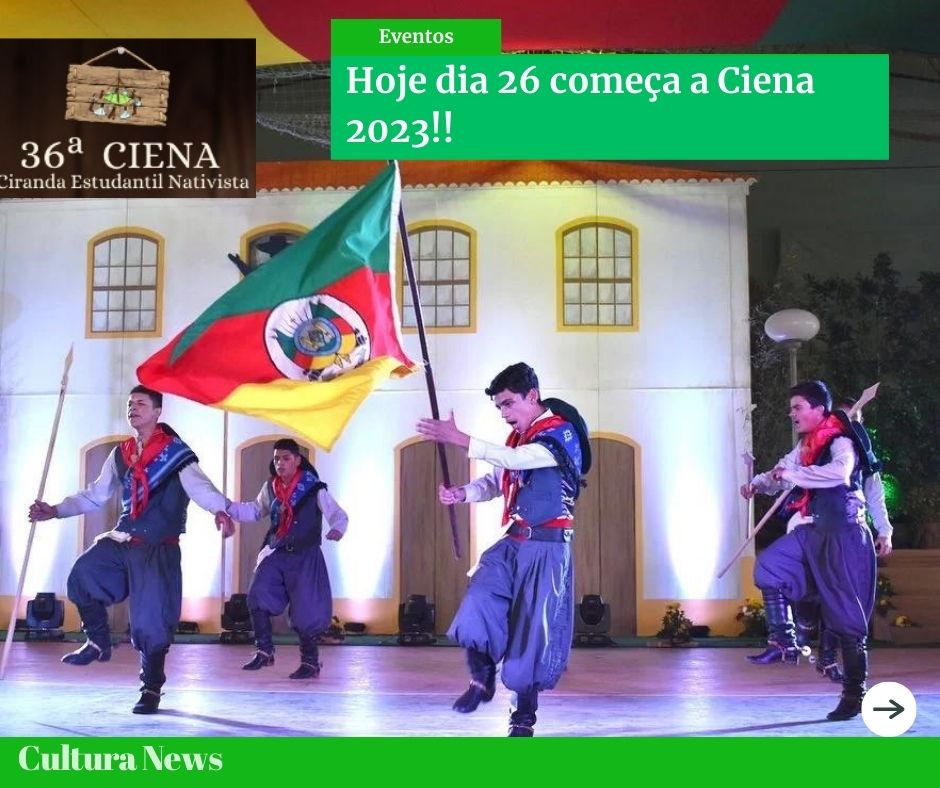 Hoje começa a Ciena 2023!!