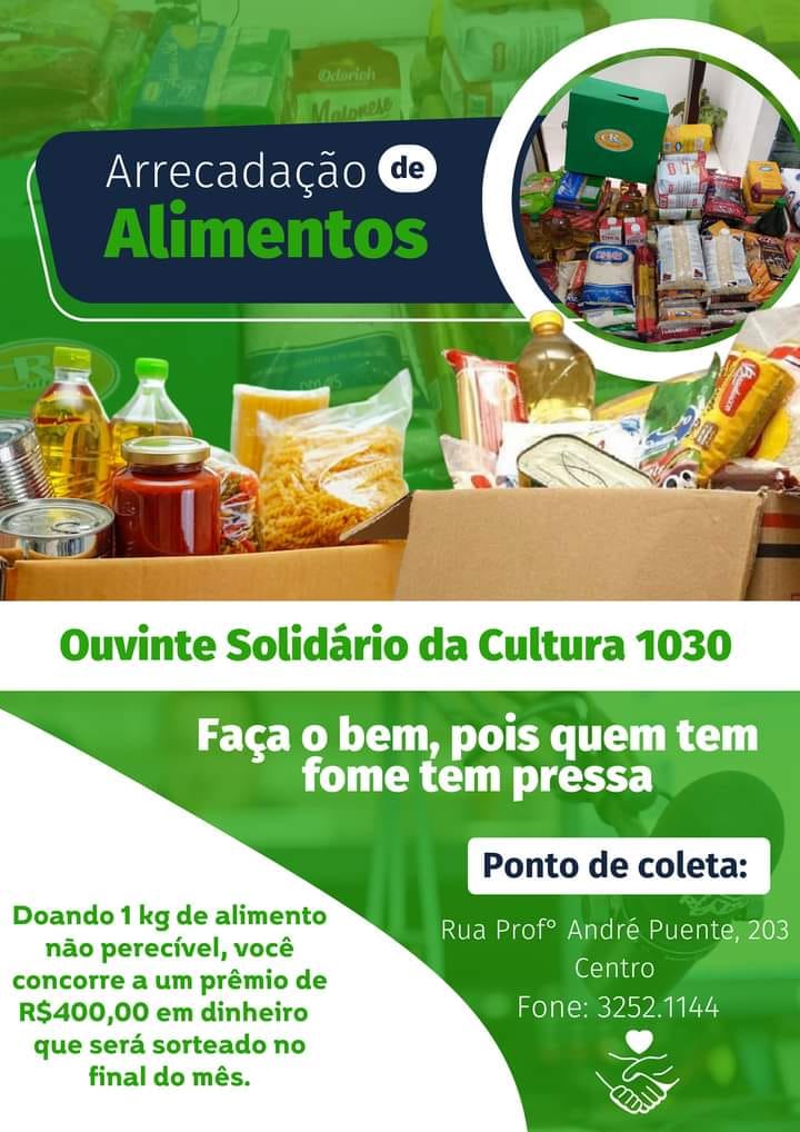 Ouvinte Solidário da Cultura Am1030