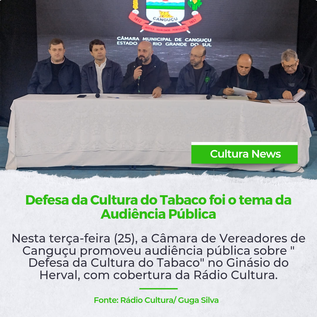 Audiência Pública no Ginásio do Herval!!!