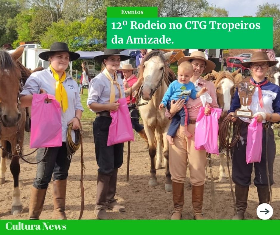 12º Rodeio no CTG Tropeiros da Amizade.