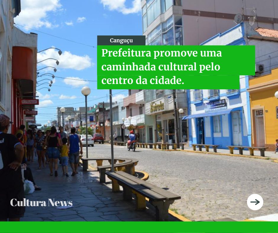 Prefeitura promove uma caminhada cultural!!