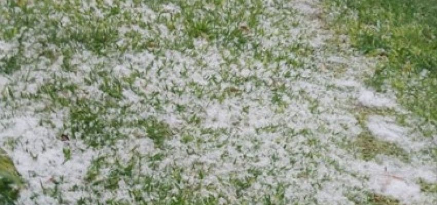 Chuva de granizo causa estragos em Dom Feliciano