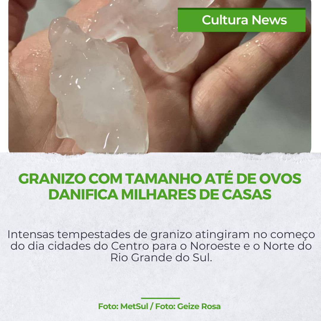 Granizo Grandes Danifica várias casas!!!