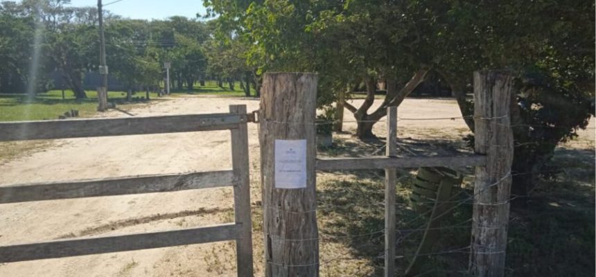 Parque Municipal de Eventos de Arambaré é interditado pela Vigilância Sanitária